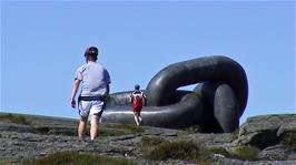 The Alexander Kielland Memorial near Knervik, 42.1 miles into the ride